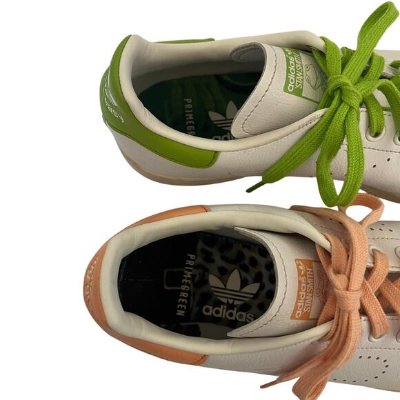 Adidas Stan Smith x Disney Miss Piggy Kermit Sneakers Men's 8 Pink & Green - Picture 9 of 12